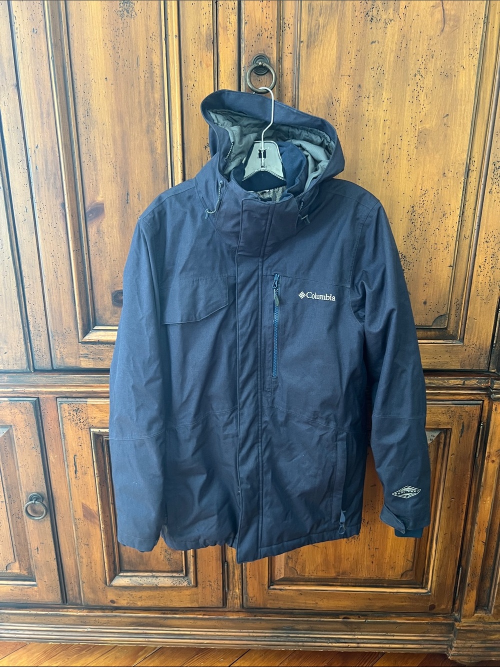 Columbia Women’s Omni Heat Dark Navy Hooded Jacket